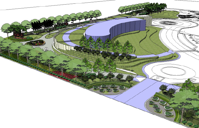 “上海中心大廈”外環(huán)境景觀設(shè)計及功能提升 “上海中心大廈”外環(huán)境景觀設(shè)計及功能提升